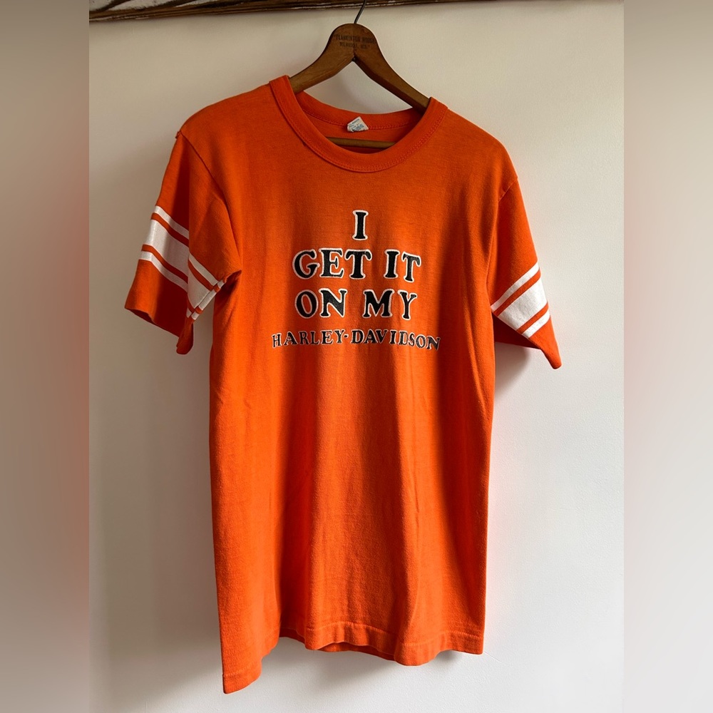 VTG 70s Harley Davidson shirt
